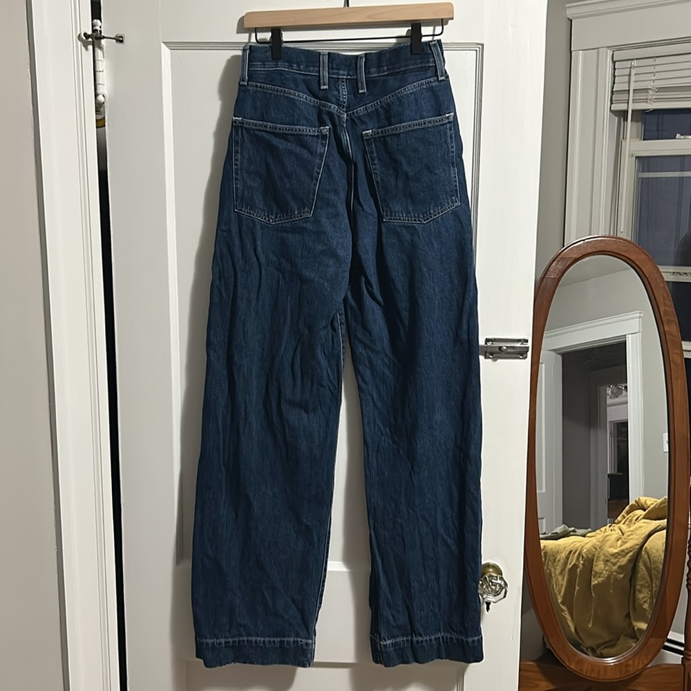 Wilfred Free Aritzia High Rise Wode Leg Rigid Denim - Picture 5 of 5